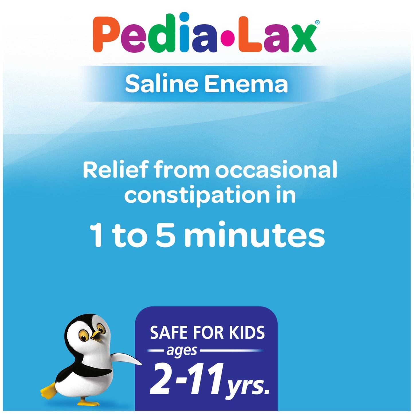 Pedia-Lax Laxative Saline Enema, for Kids Ages 2-11