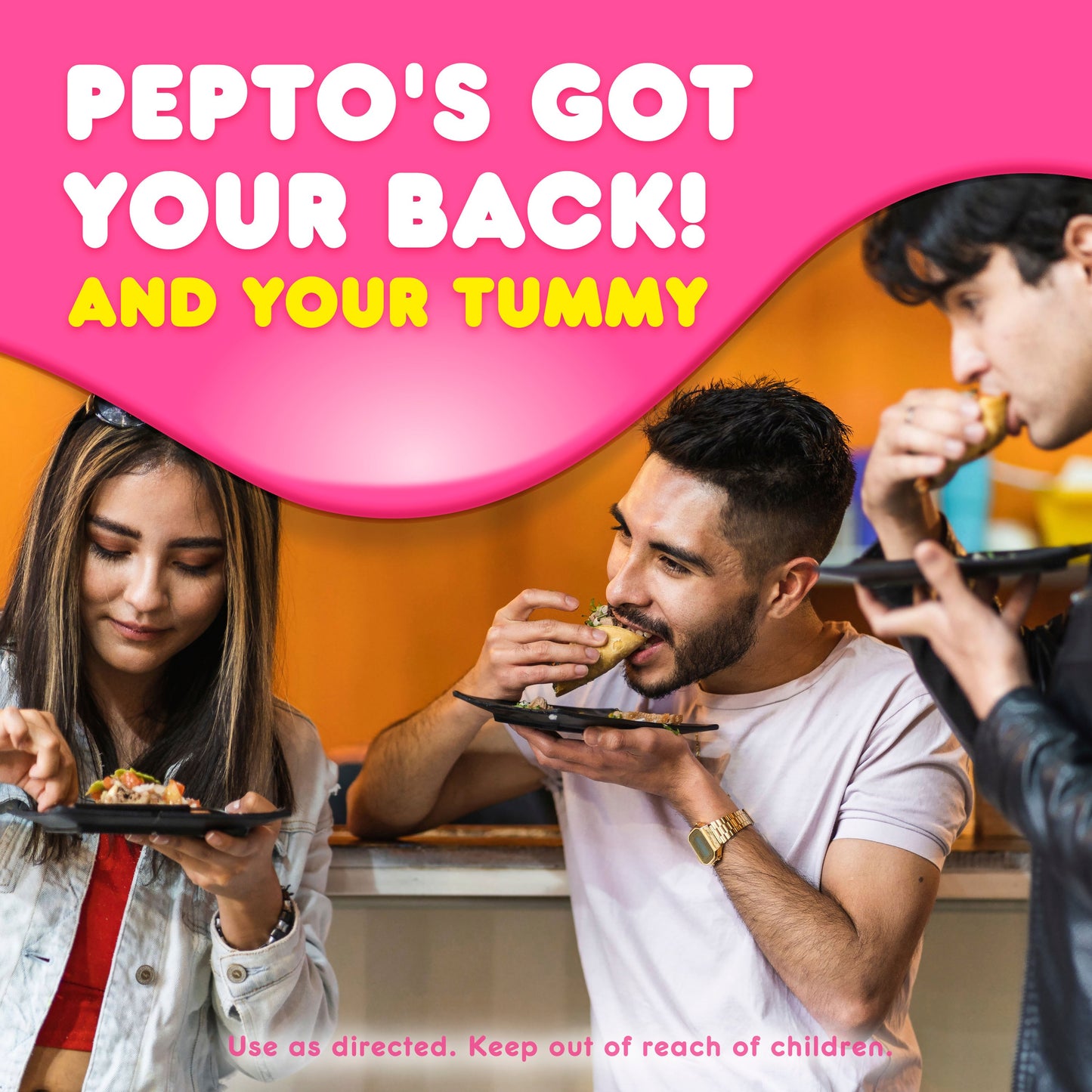 Pepto-Bismol Caplets for Nausea, Heartburn, Indigestion, Upset Stomach, & Diarrhea, 5 Symptom Fast Relief