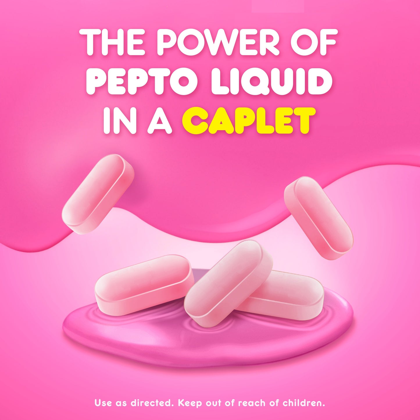 Pepto-Bismol Caplets for Nausea, Heartburn, Indigestion, Upset Stomach, & Diarrhea, 5 Symptom Fast Relief