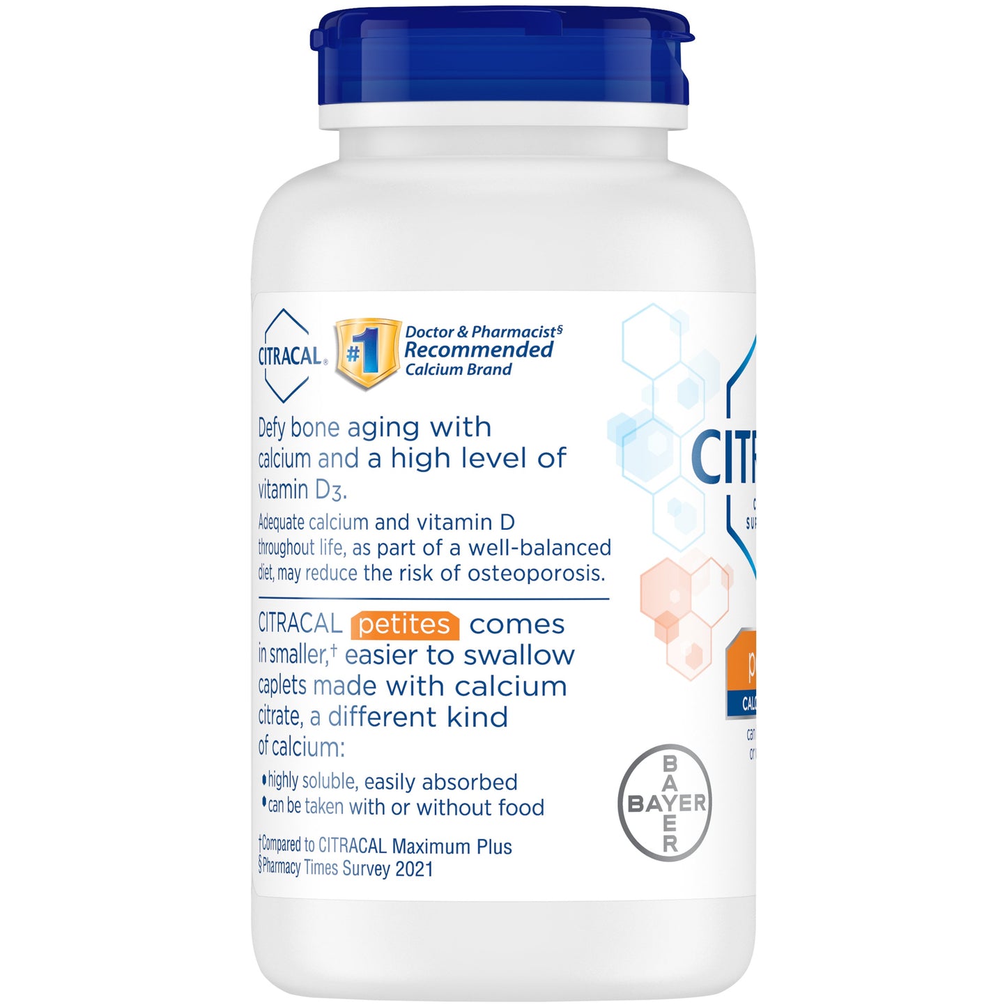 Citracal Calcium Citrate  + D3 Petites Coated Tablets