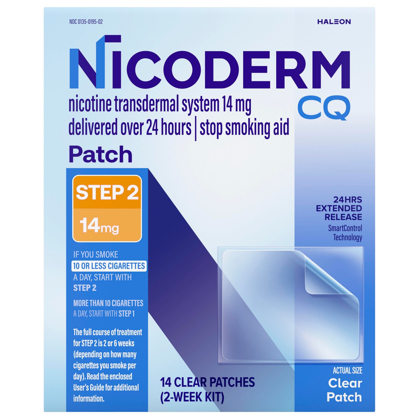 Nicoderm CQ Nicotine Patches to Stop Smoking, Step 2