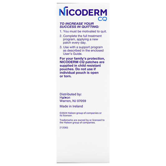 Nicoderm CQ Nicotine Patches to Stop Smoking, Step 2