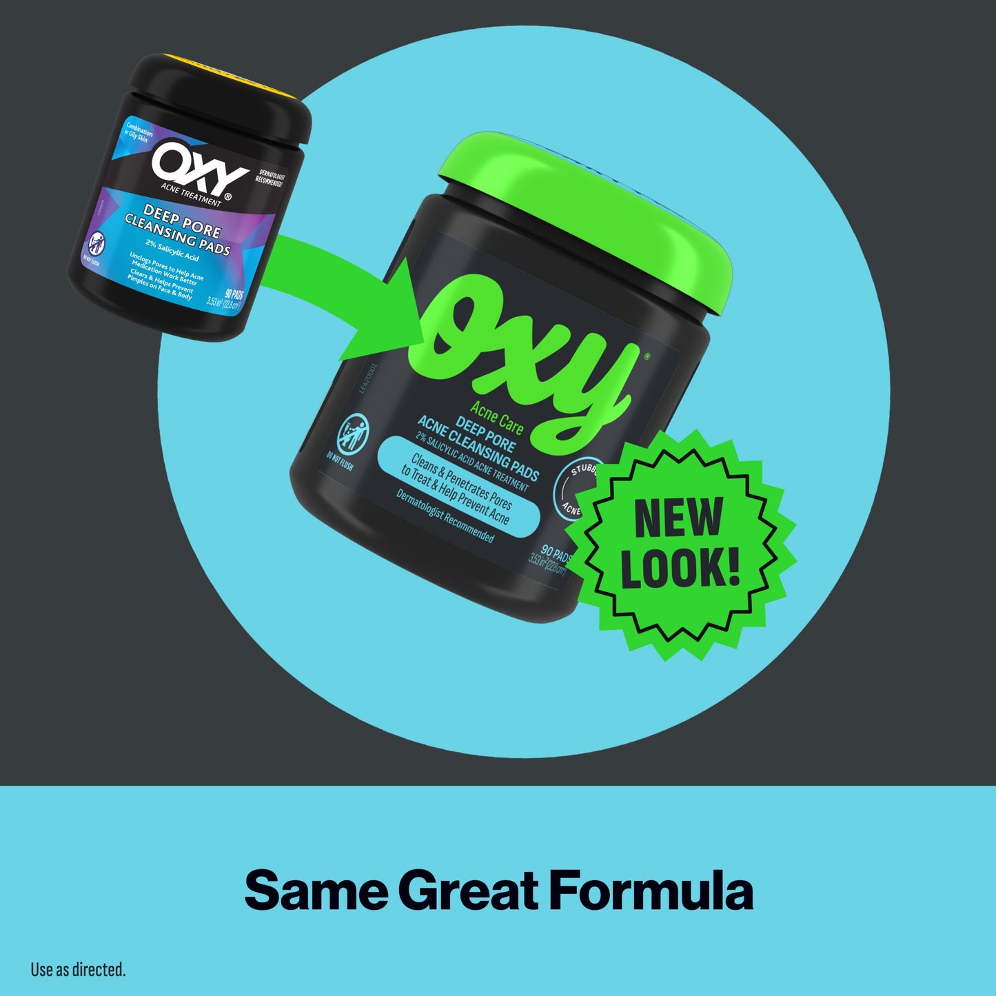 Oxy Deep Pore Acne Facial Cleansing Pads