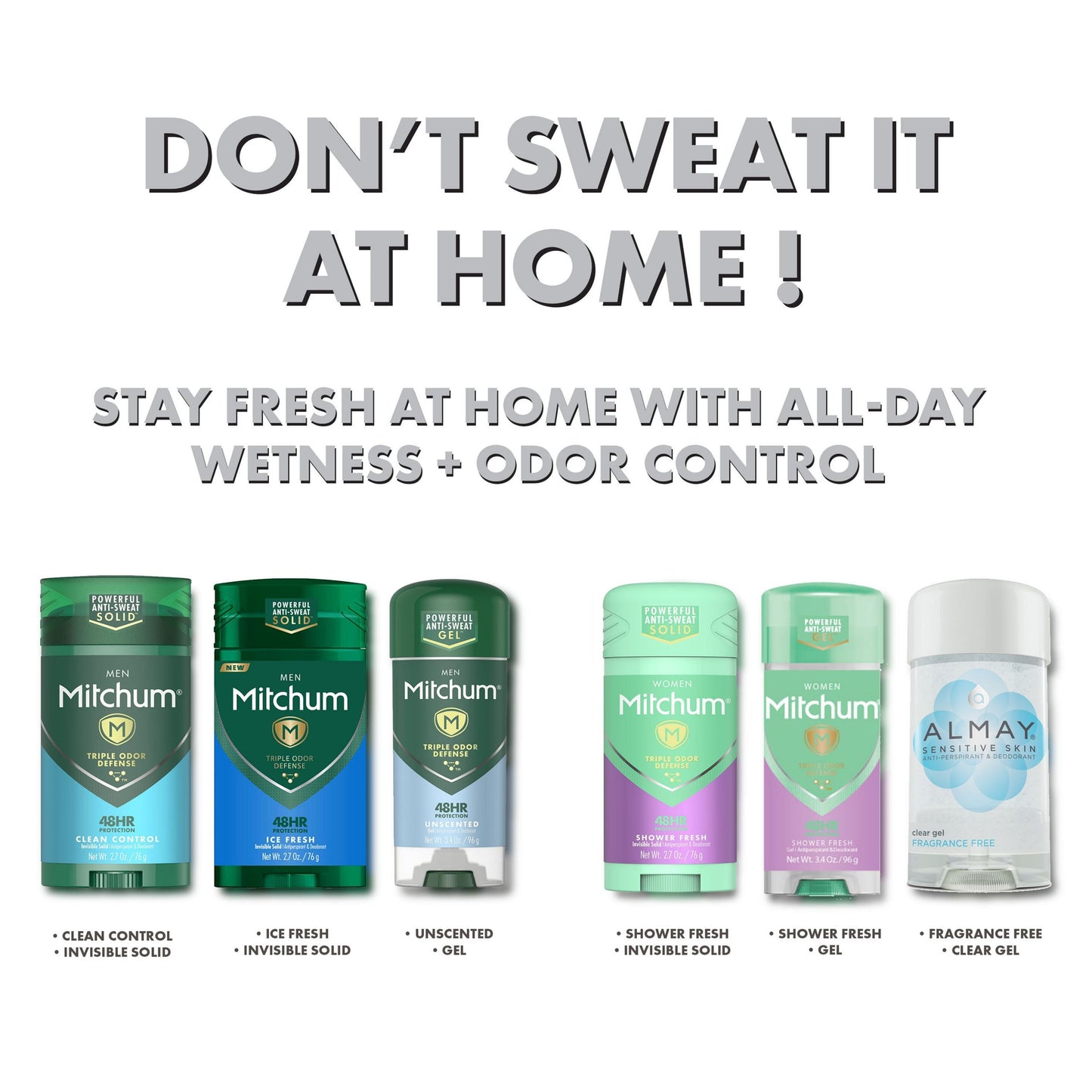 Almay Clear Gel Deodorant and Antiperspirant