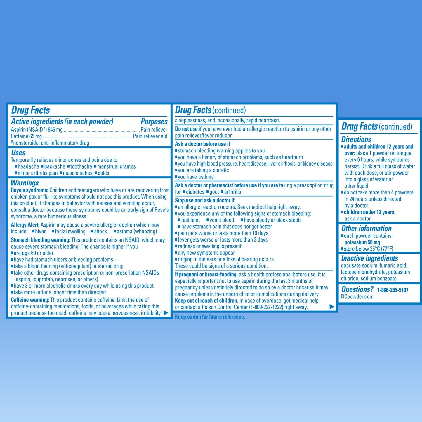BC Pain Relief Powder