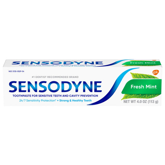 Sensodyne Fresh Mint Cavity Prevention and Sensitivity Relief Toothpaste