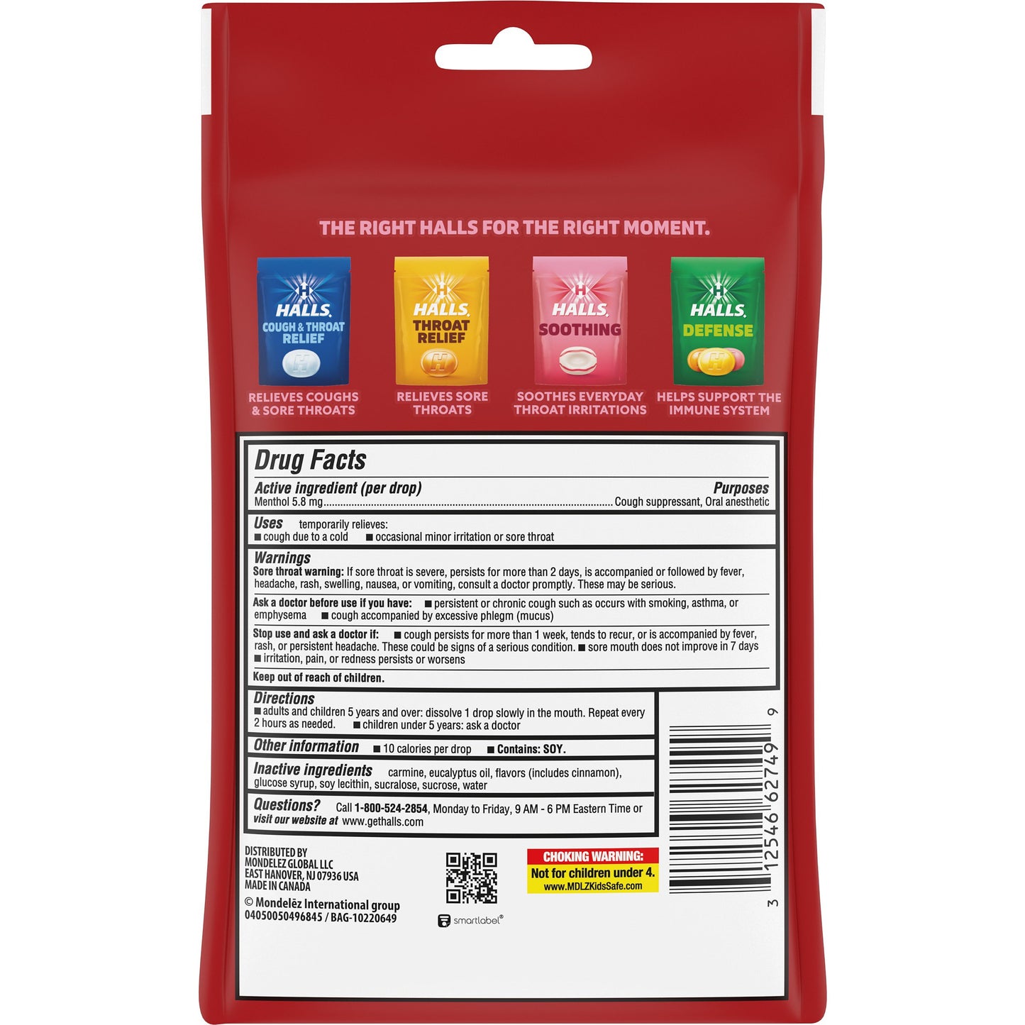 Halls Relief Cherry Cough Drops