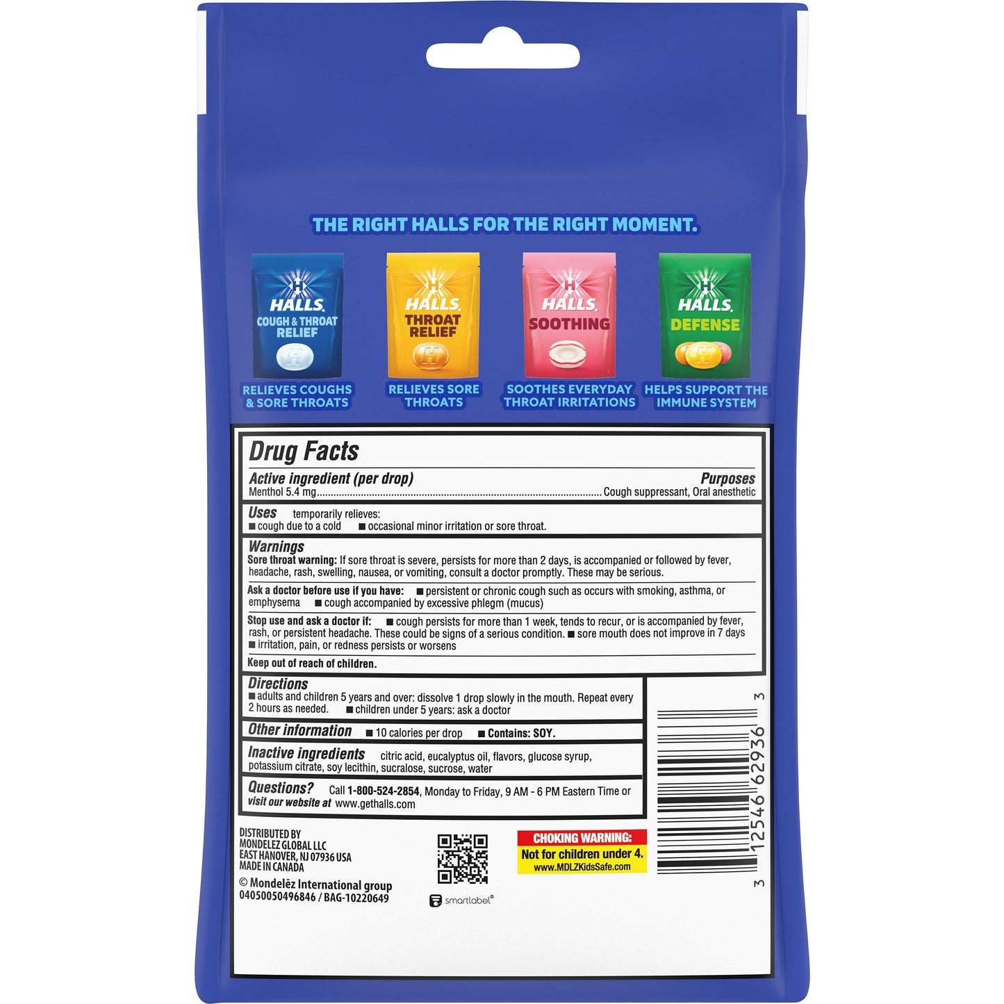 Halls Relief Mentho-Lyptus Cough Drops