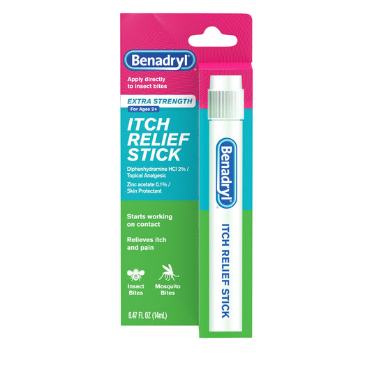 Benadryl Extra Strength Itch Relief Stick, Travel Size