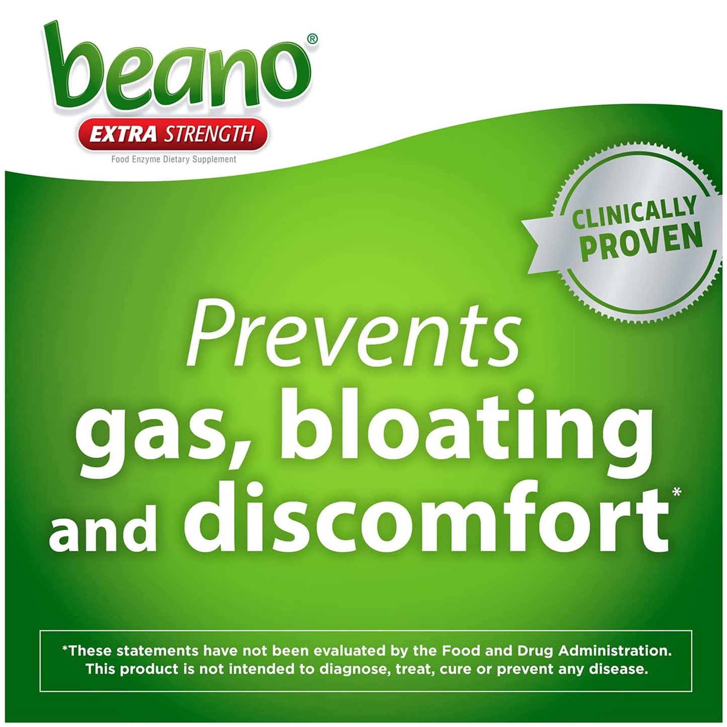 Beano Gas Prevention & Digestive Enzyme Supplement Extra Strength