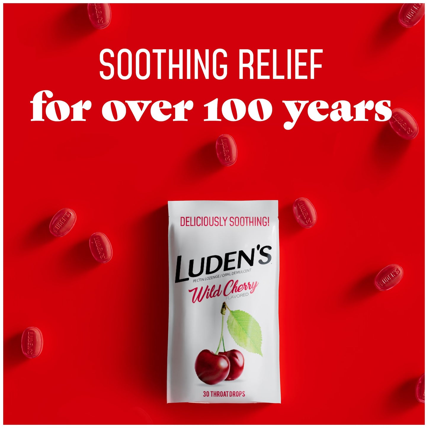 Luden's Soothing Throat Drops - Wild Cherry