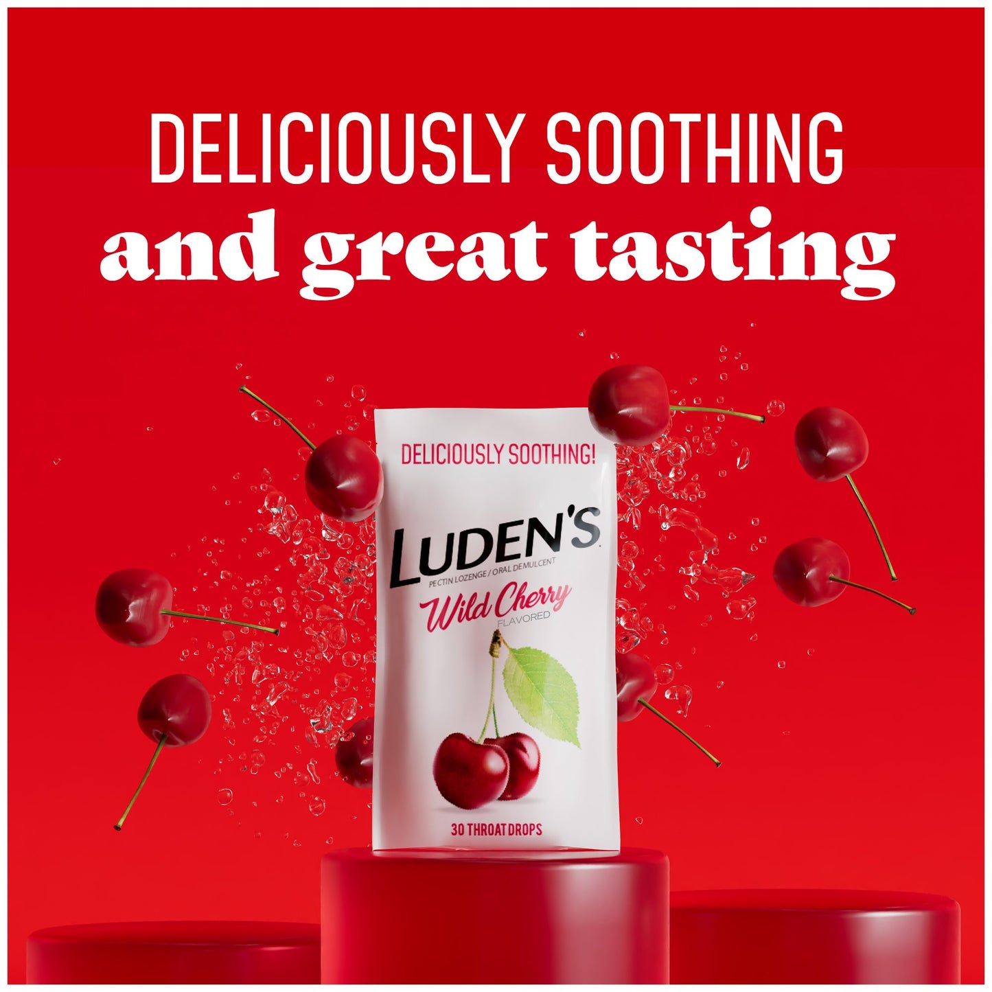 Luden's Soothing Throat Drops - Wild Cherry