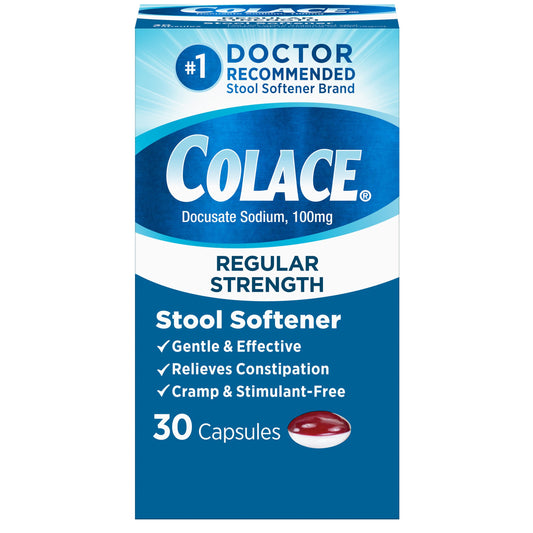 Colace Stool Softener 100 mg Capsules
