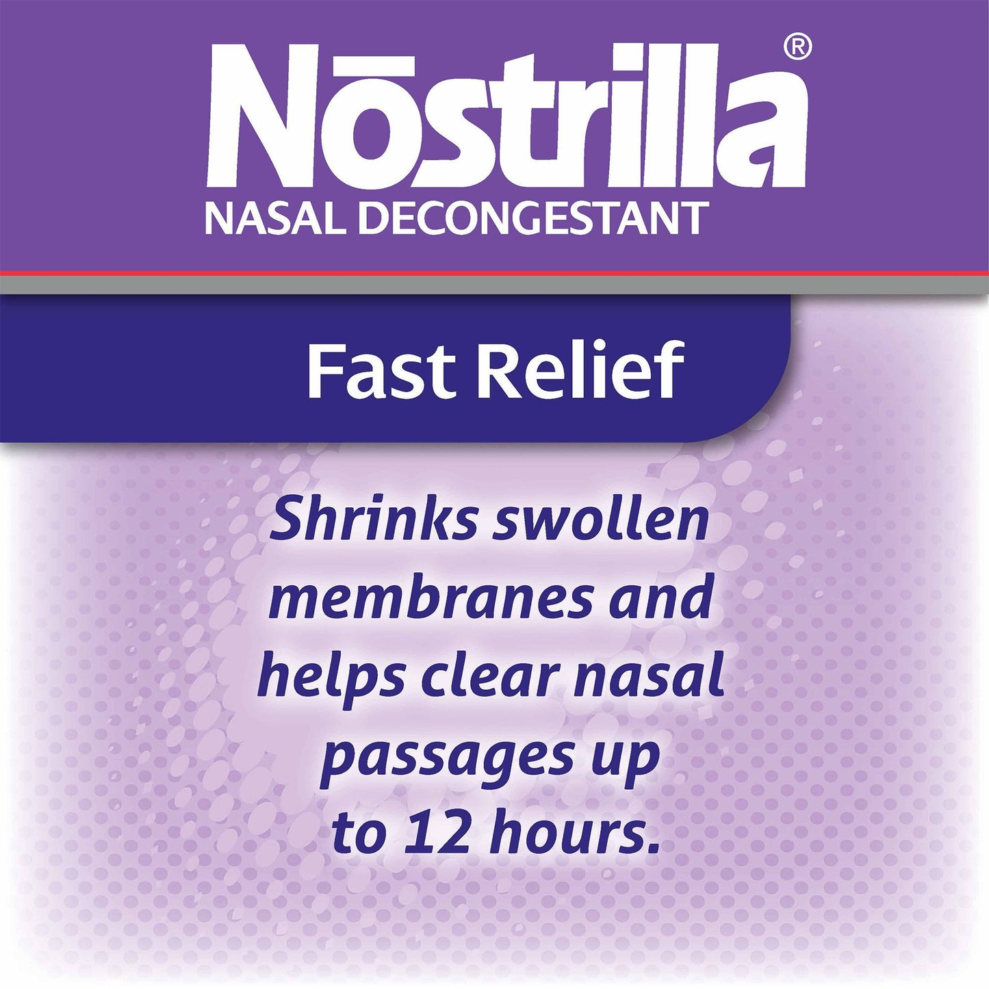 Nostrilla Fast Relief Nasal Decongestant Spray