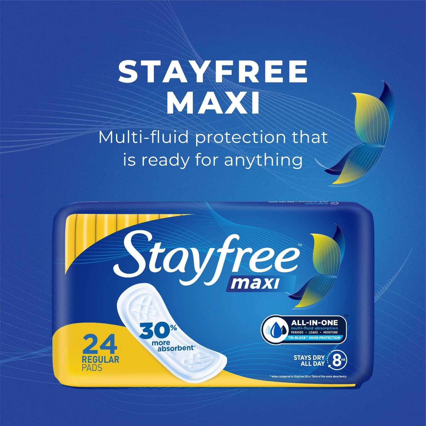 Stayfree Maxi Pads Wingless - Regular