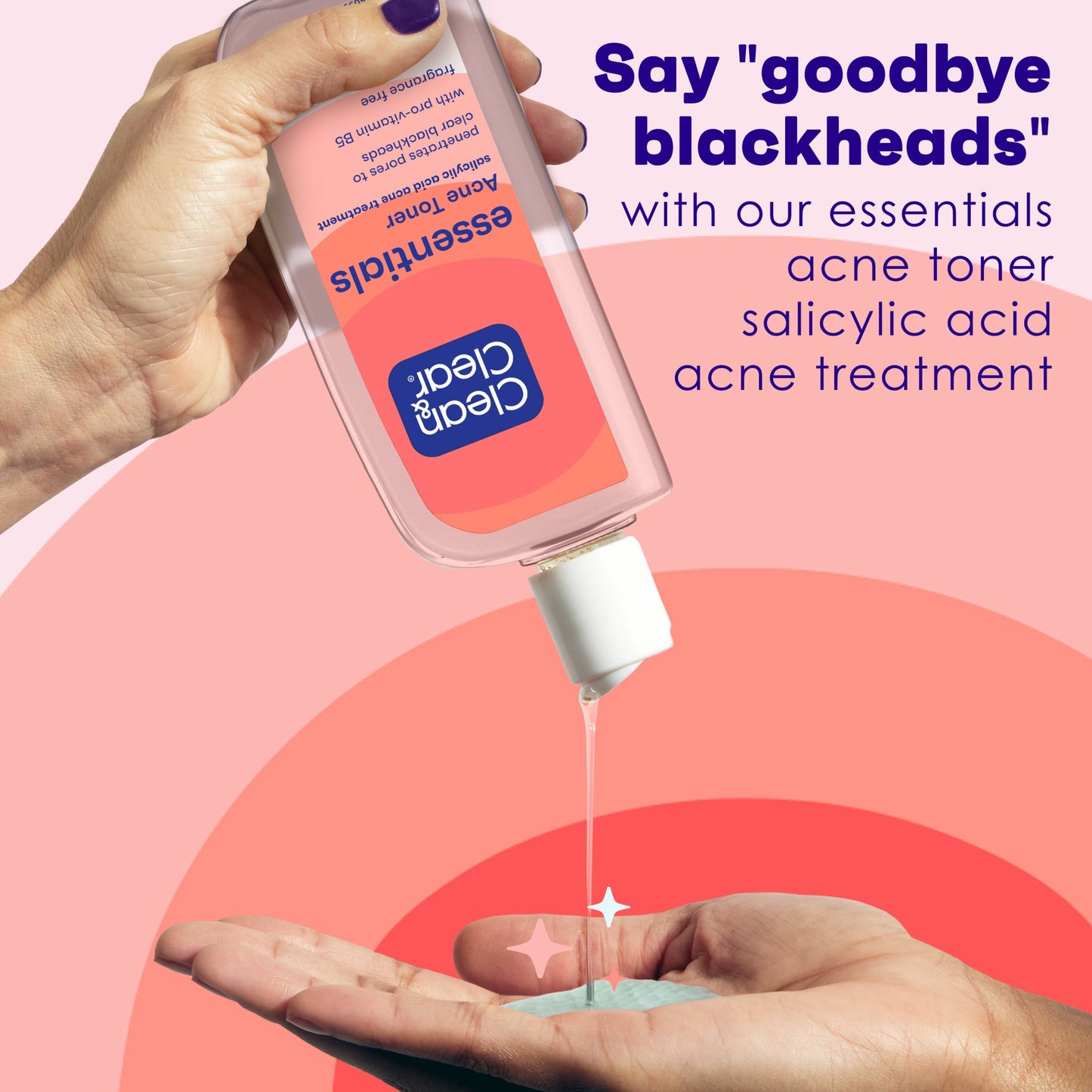 Clean & Clear Essentials Oil-Free Acne Toner, Salicylic Acid