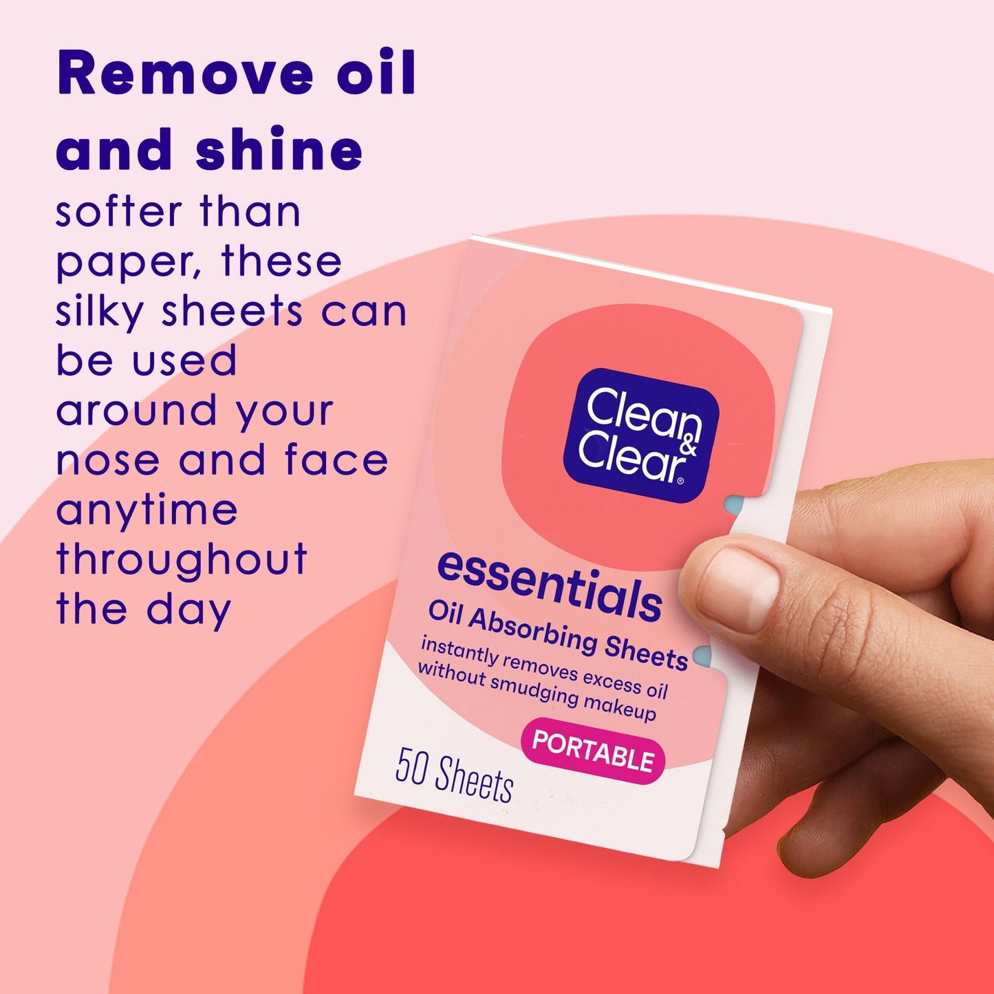Clean & Clear Essentials Oil Absorbing Face Sheets for Oily Skin
