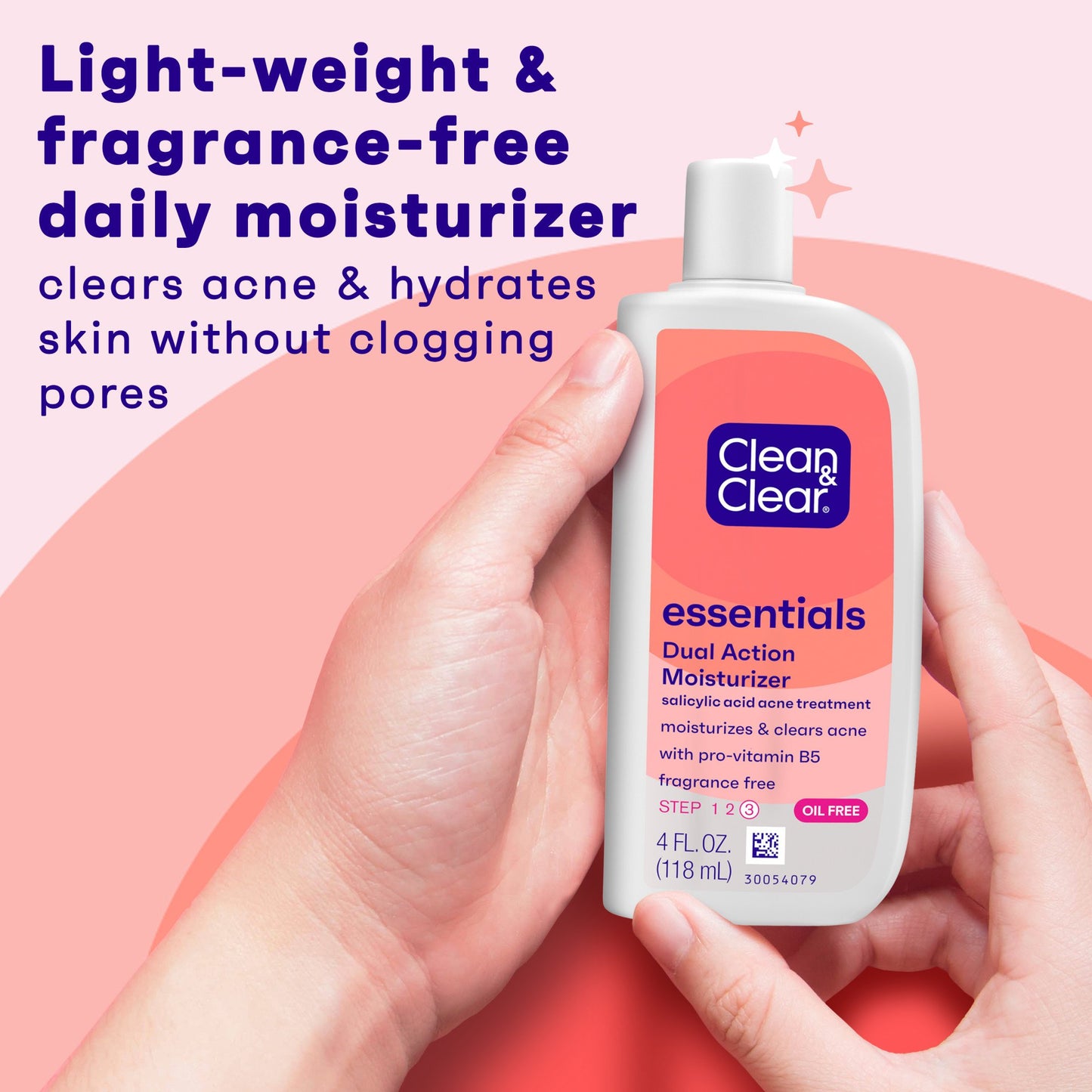 Clean & Clear Essentials Dual Action Oil-Free Facial Moisturizer