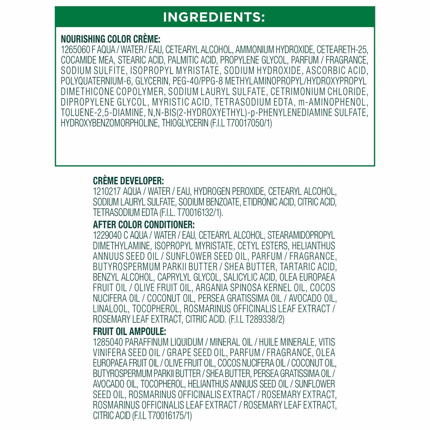 Garnier Nutrisse Nourishing Hair Color Creme - 100 Extra-Light Natural Blonde (Chamomile)