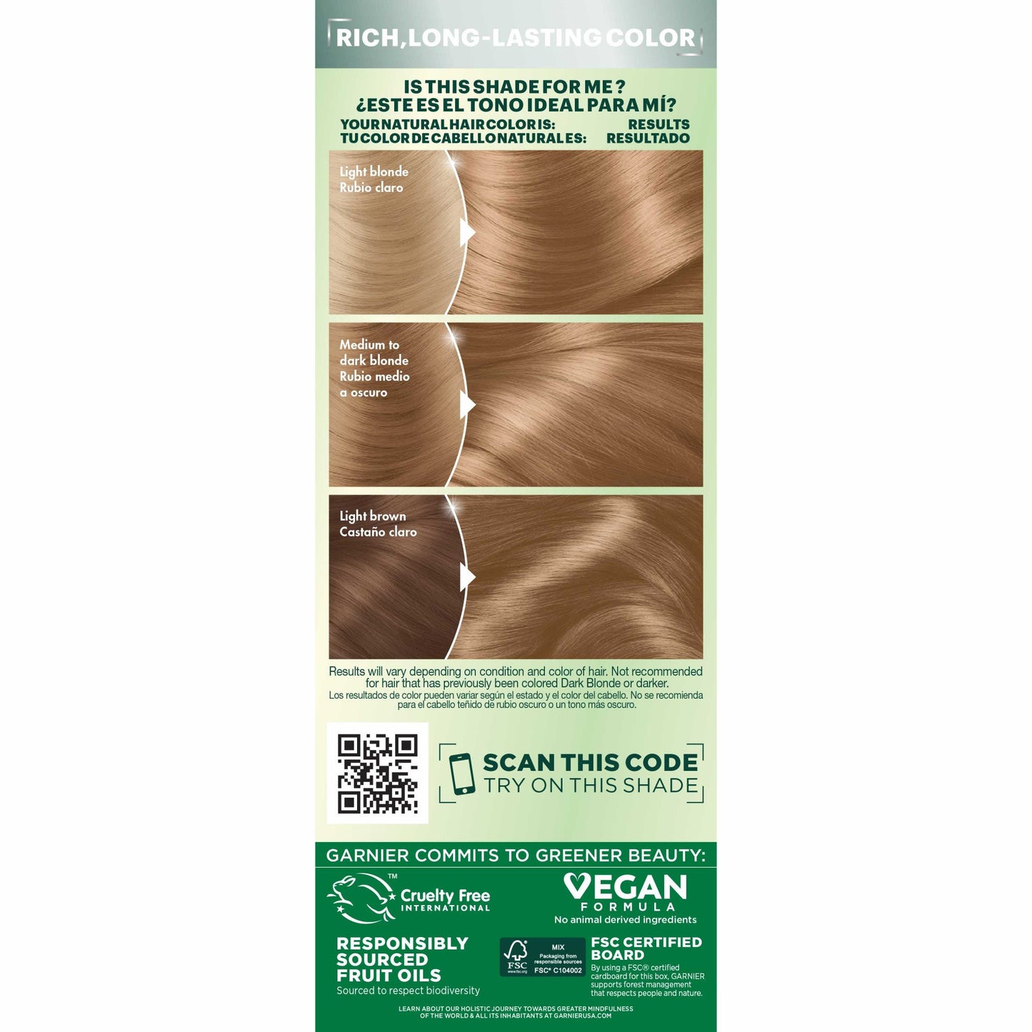 Garnier Nutrisse Nourishing Hair Color Creme - 80 Medium Natural Blonde (Butternut)