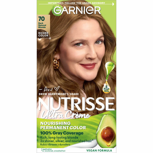 Garnier Nutrisse Nourishing Hair Color Creme - 70 Dark Natural Blonde