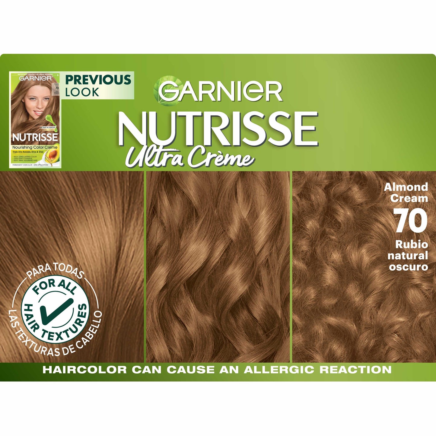 Garnier Nutrisse Nourishing Hair Color Creme - 70 Dark Natural Blonde