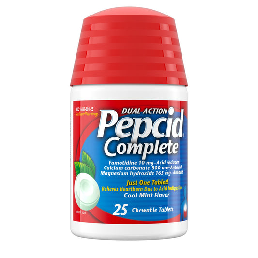 Pepcid Complete Heartburn Medicine Chews - Mint