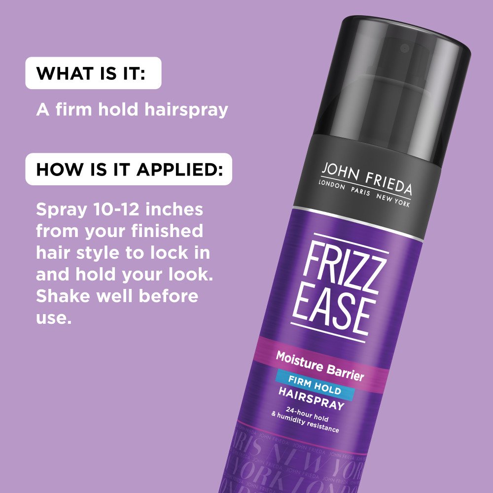 John Frieda Travel Size Frizz Ease Moisture Barrier Firm Hold Hairspray