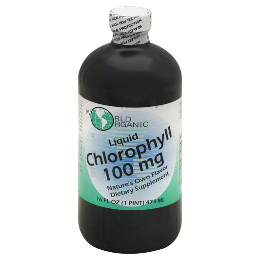 World Organic Liquid Chlorophyll 100 Mg