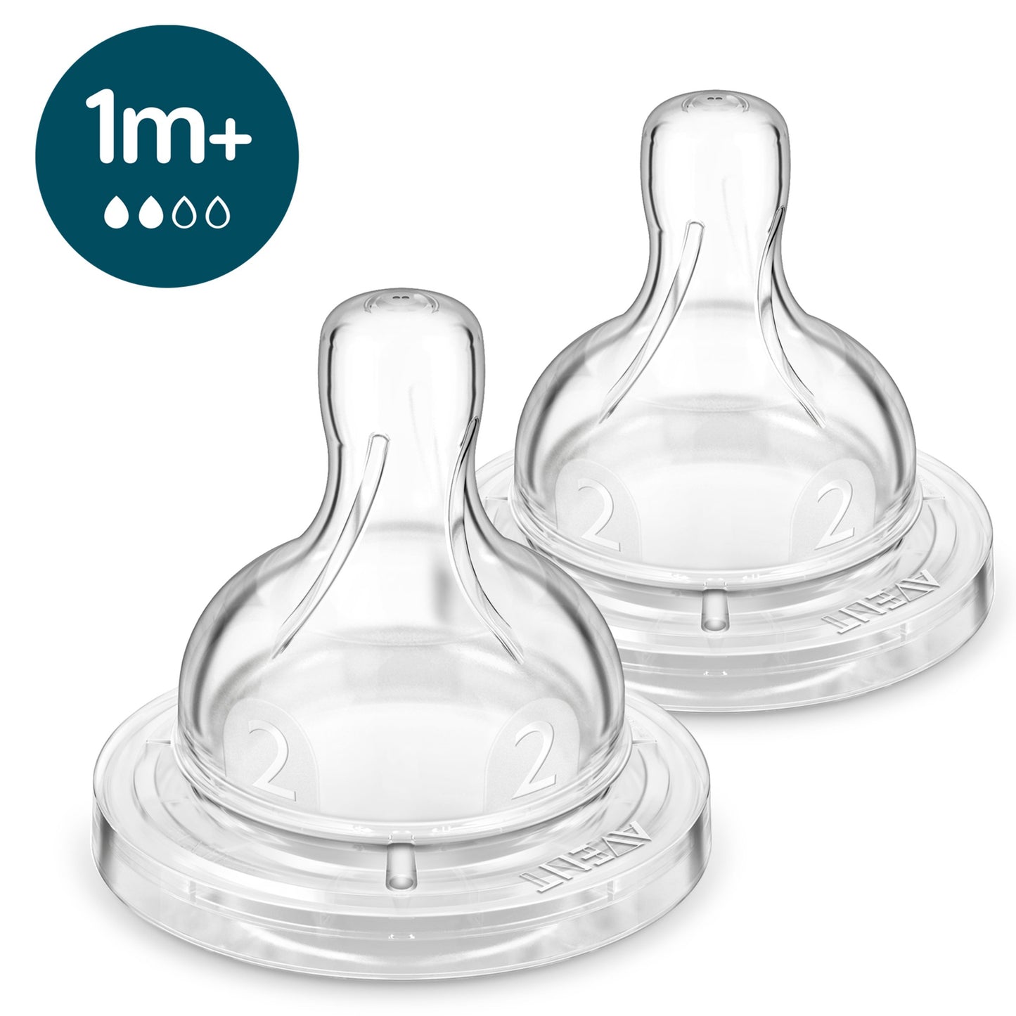 Avent Slow Flow Nipples - 1M+