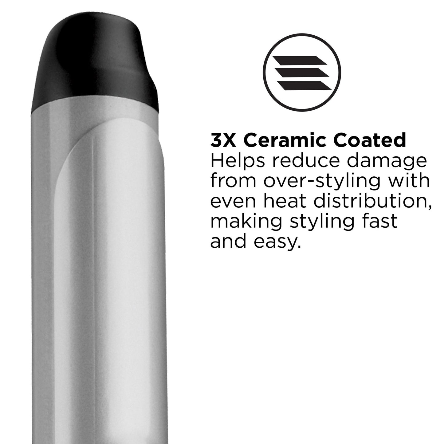 Revlon Ceramic Hair Curling Iron 1-1/2 in