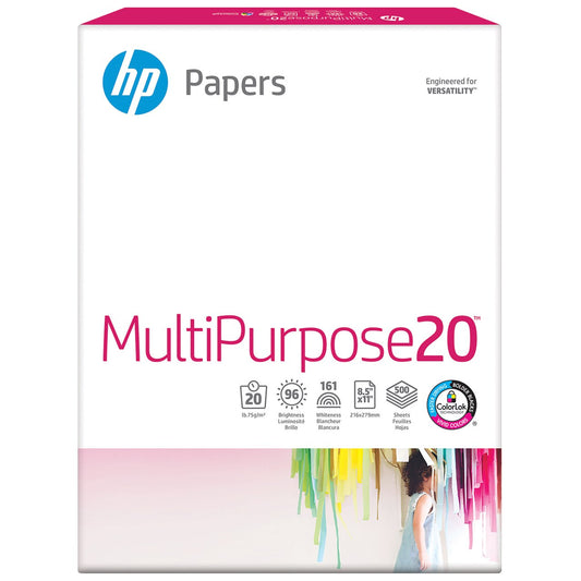 HP MultiPurpose20 Paper, 500 Ct