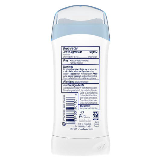 Dove Invisible Solid Antiperspirant Deodorant - Original Clean