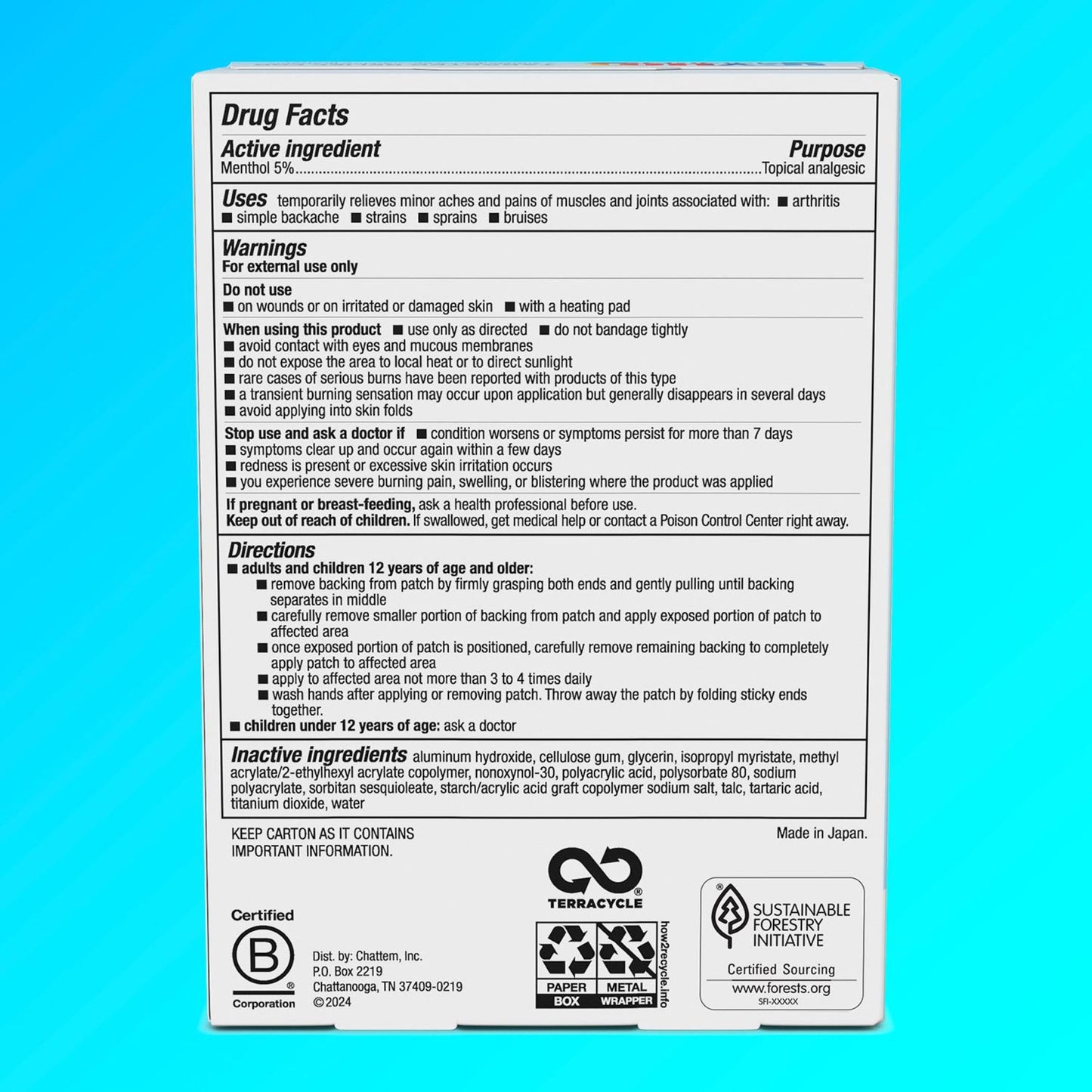 Icy Hot Medicated Patches, Arm, Neck & Leg