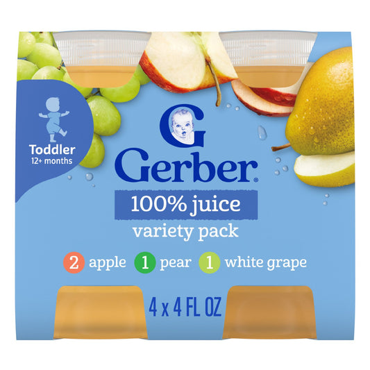 Gerber Fruit Juice - Variety Pack