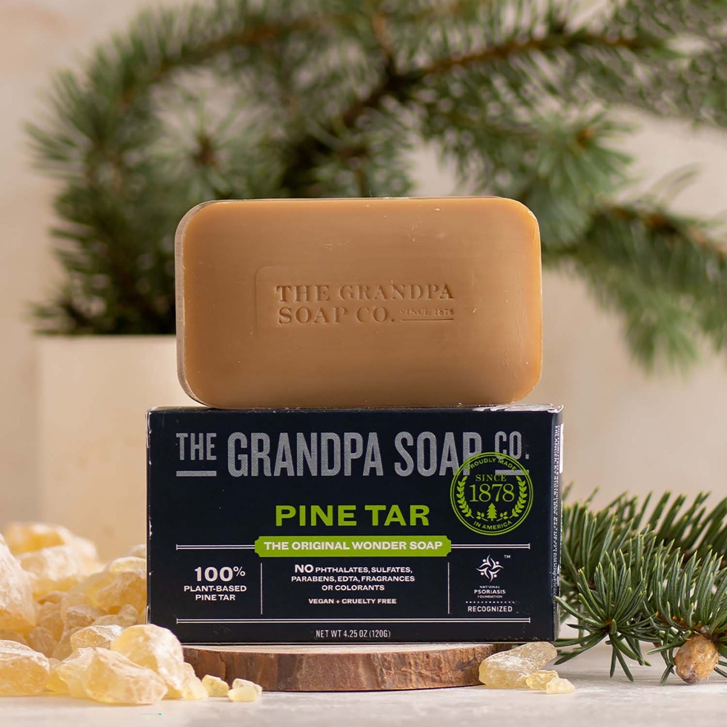 The Grandpa Soap Co. Wonder Pine Tar Soap