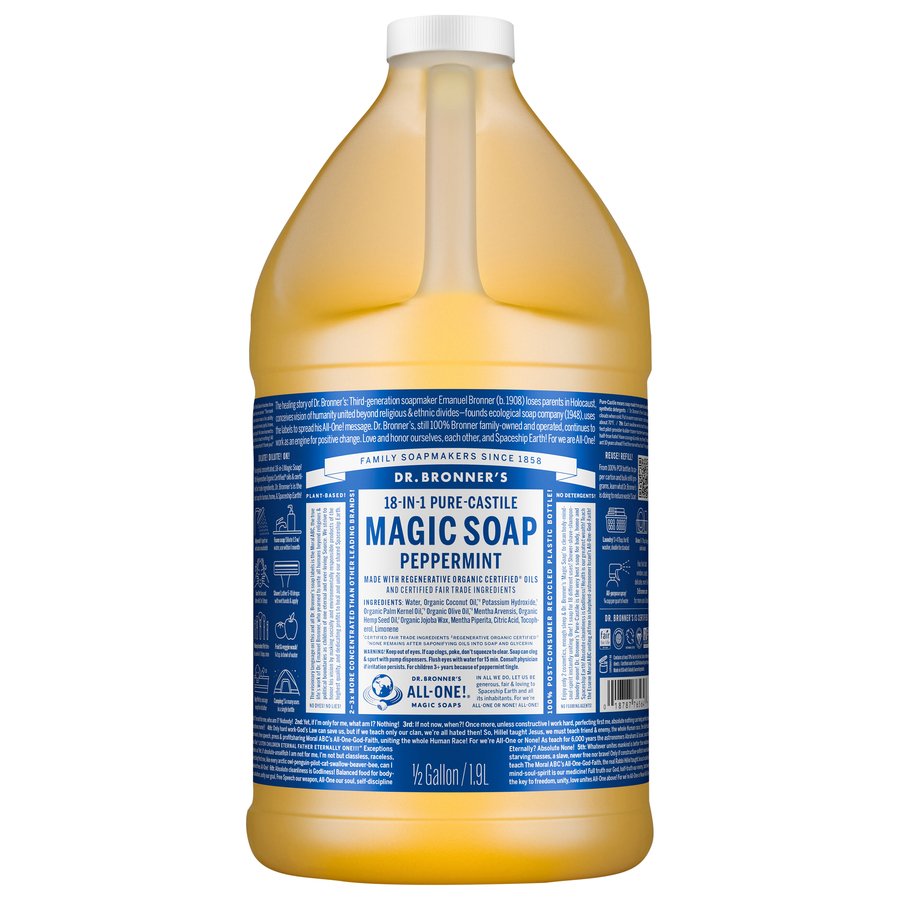 Dr. Bronner's 18-in-1 Pure-Castile Magic Soap - Hemp Peppermint