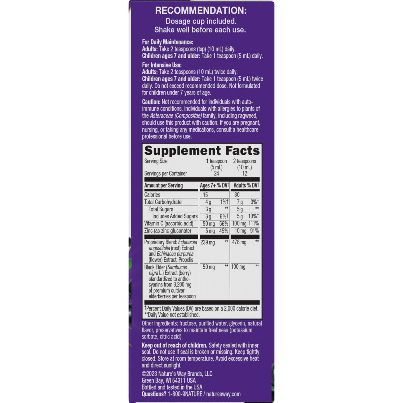 Nature's Way Sambucus Immune Syrup
