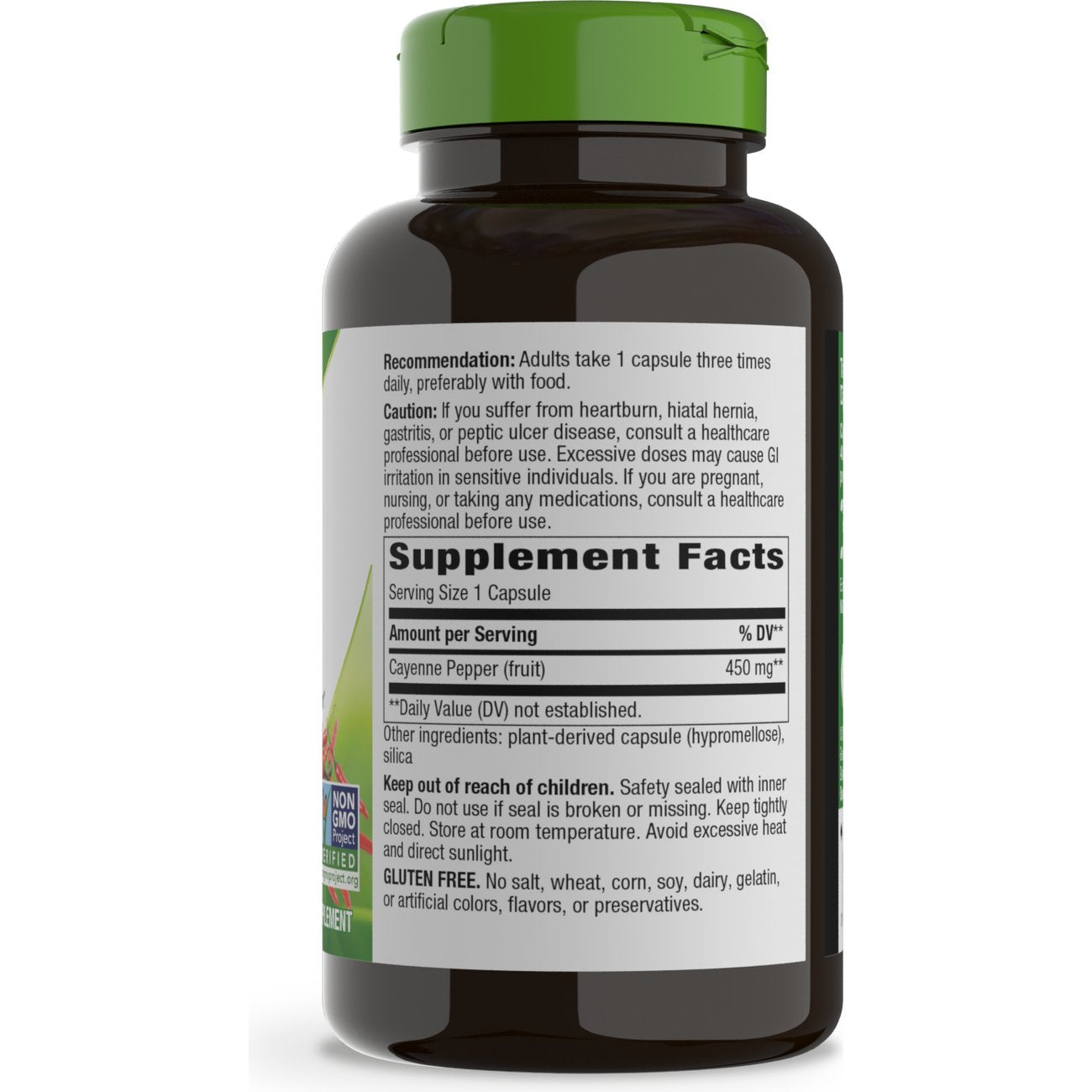 Nature's Way Cayenne Fruit Digestion & Circulation Support Capsules
