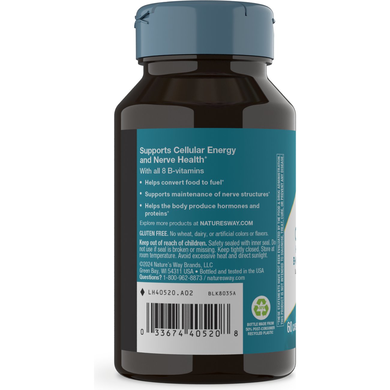 Nature's Way Vitamin B-100 Complex Capsules