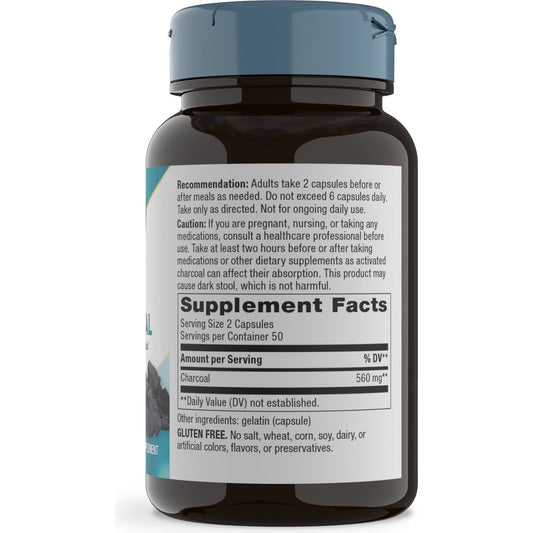 Nature's Way Activated Charcoal Capsules