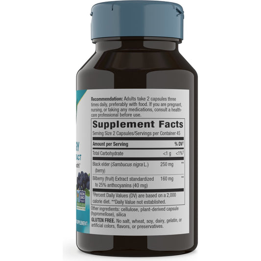 Nature's Way Bilberry Eye Health Capsules