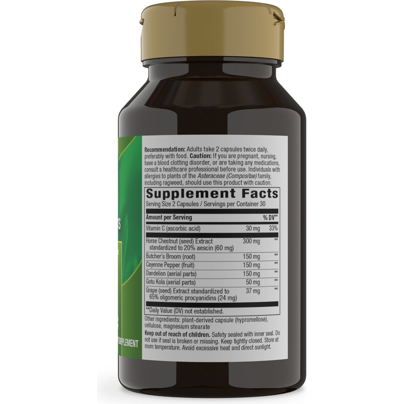 Nature's Way Leg Veins Strength Support Capsules