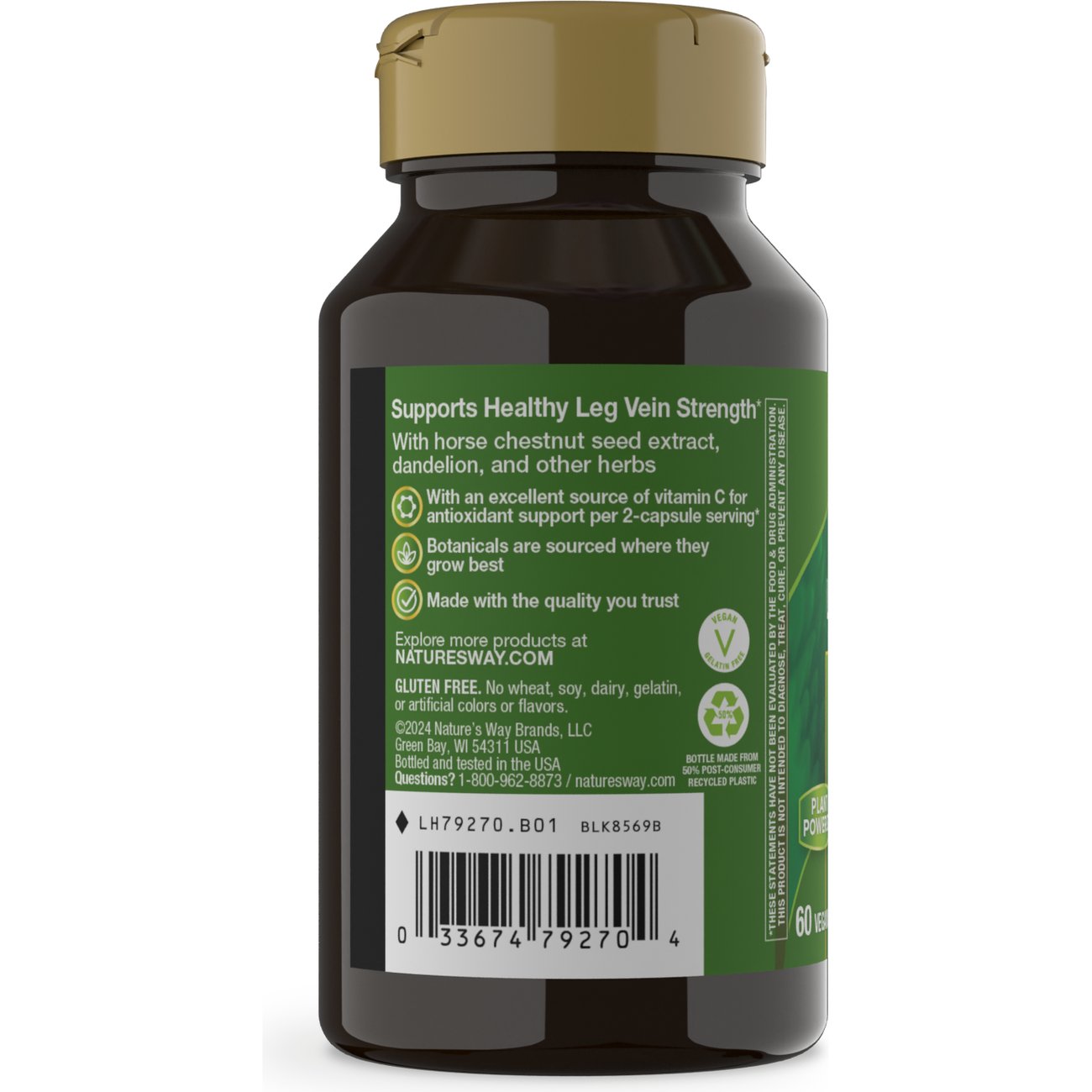 Nature's Way Leg Veins Strength Support Capsules
