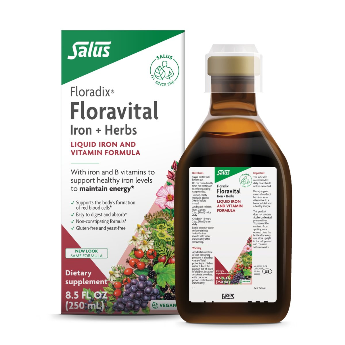 Floradix Floravital Floravital Iron & Herbs Liquid