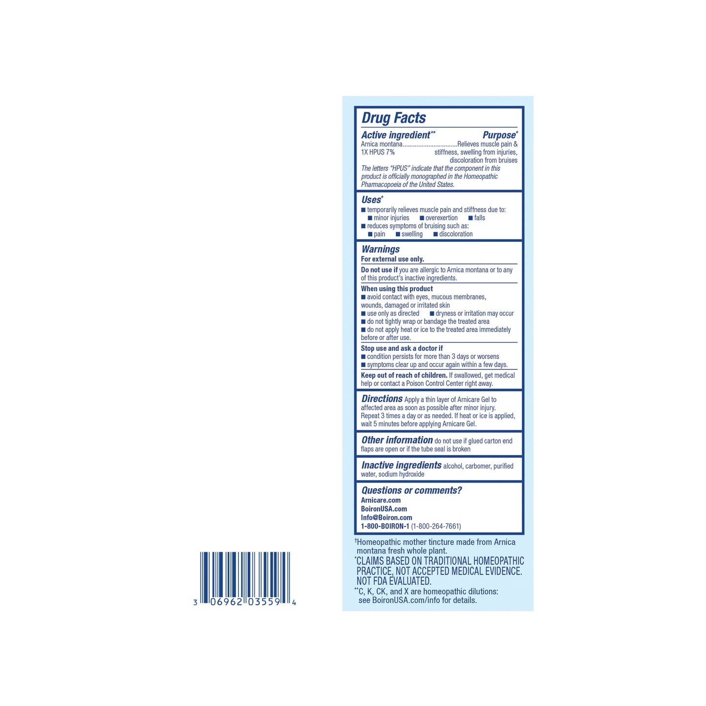 Boiron Arnicare Pain Relief Gel