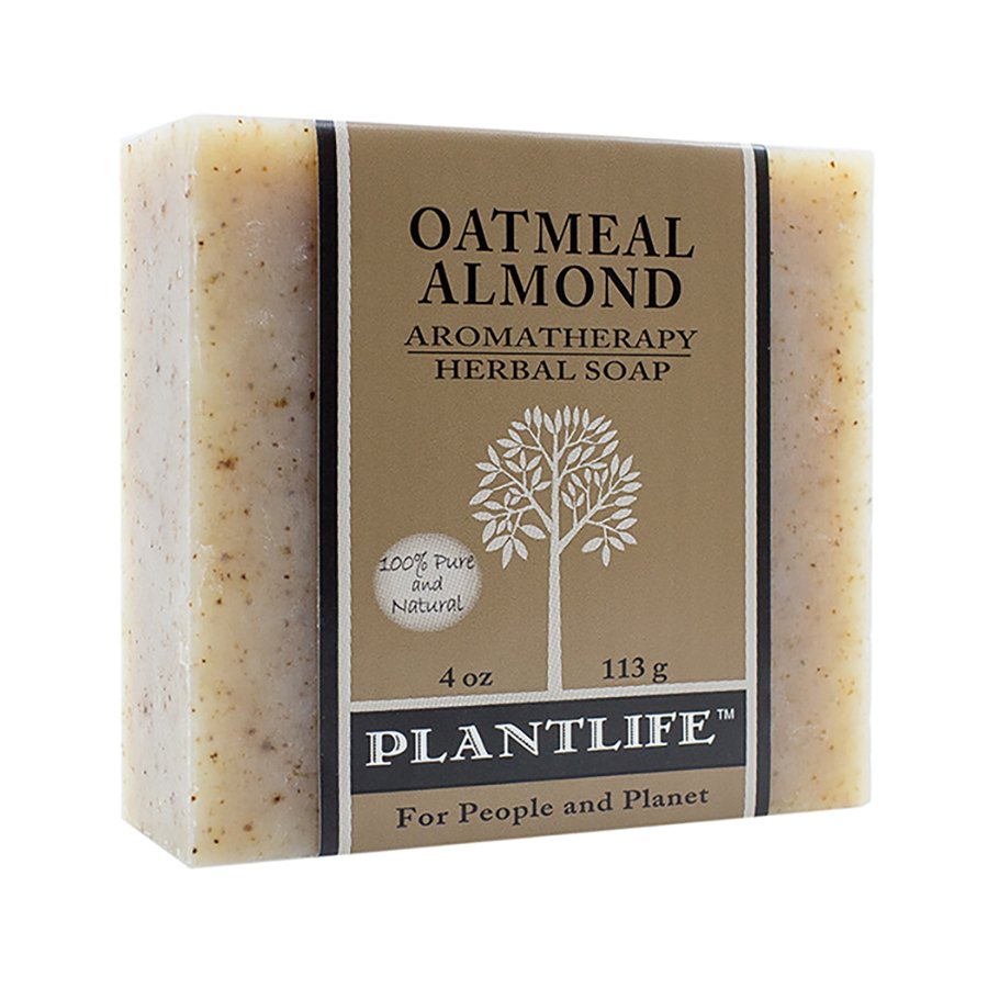 Plantlife Oatmeal Almond Aromatherapy Herbal Soap Bar