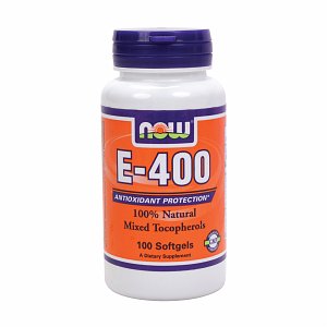NOW E-400 100% Natural Mixed Tocopherols Softgels