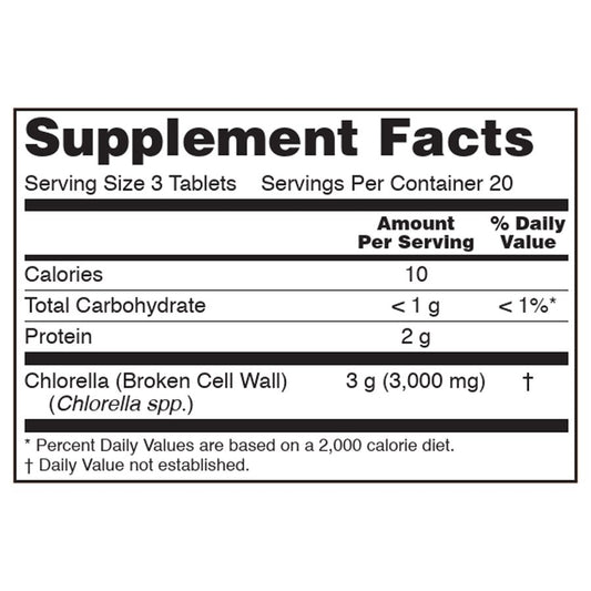 NOW Chlorella 1000 mg Tablets
