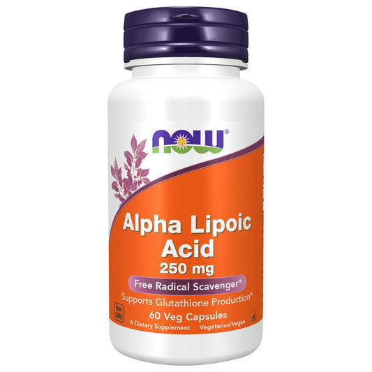 NOW Alpha Lipoic Acid 250 mg Capsules